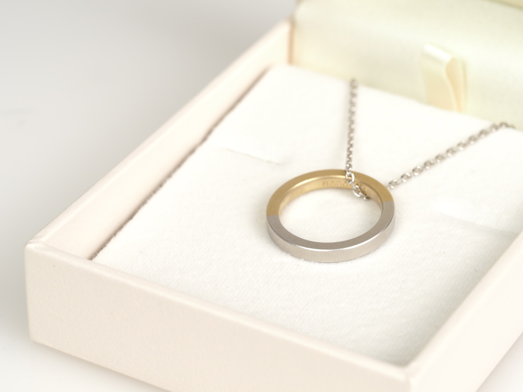 世界に一つのオーダーメイドペンダントです。指輪としてもお使いできる仕様です。