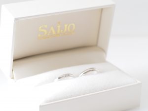 SAIJOで製作したセルフメイドの結婚指輪