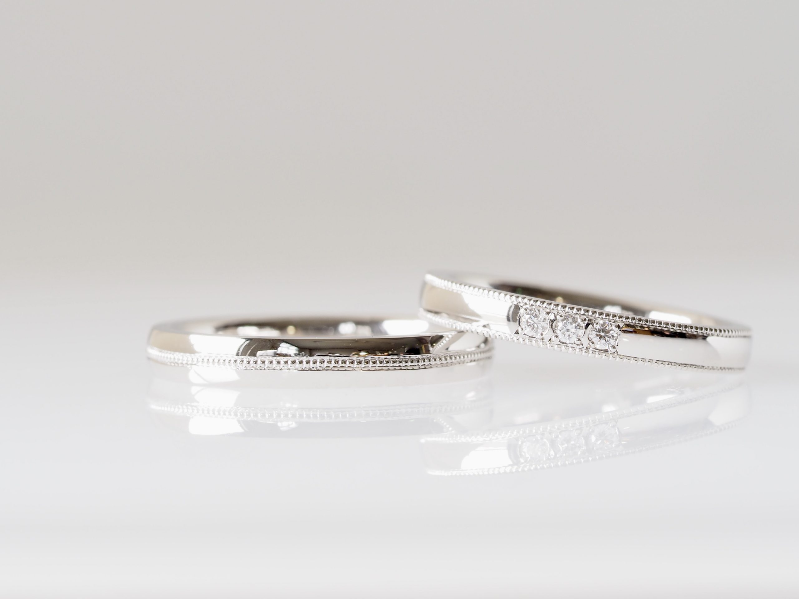 SAIJOで製作したセルフメイドの結婚指輪｜SAIJO｜京都 宇治｜オーダーメイドジュエリー