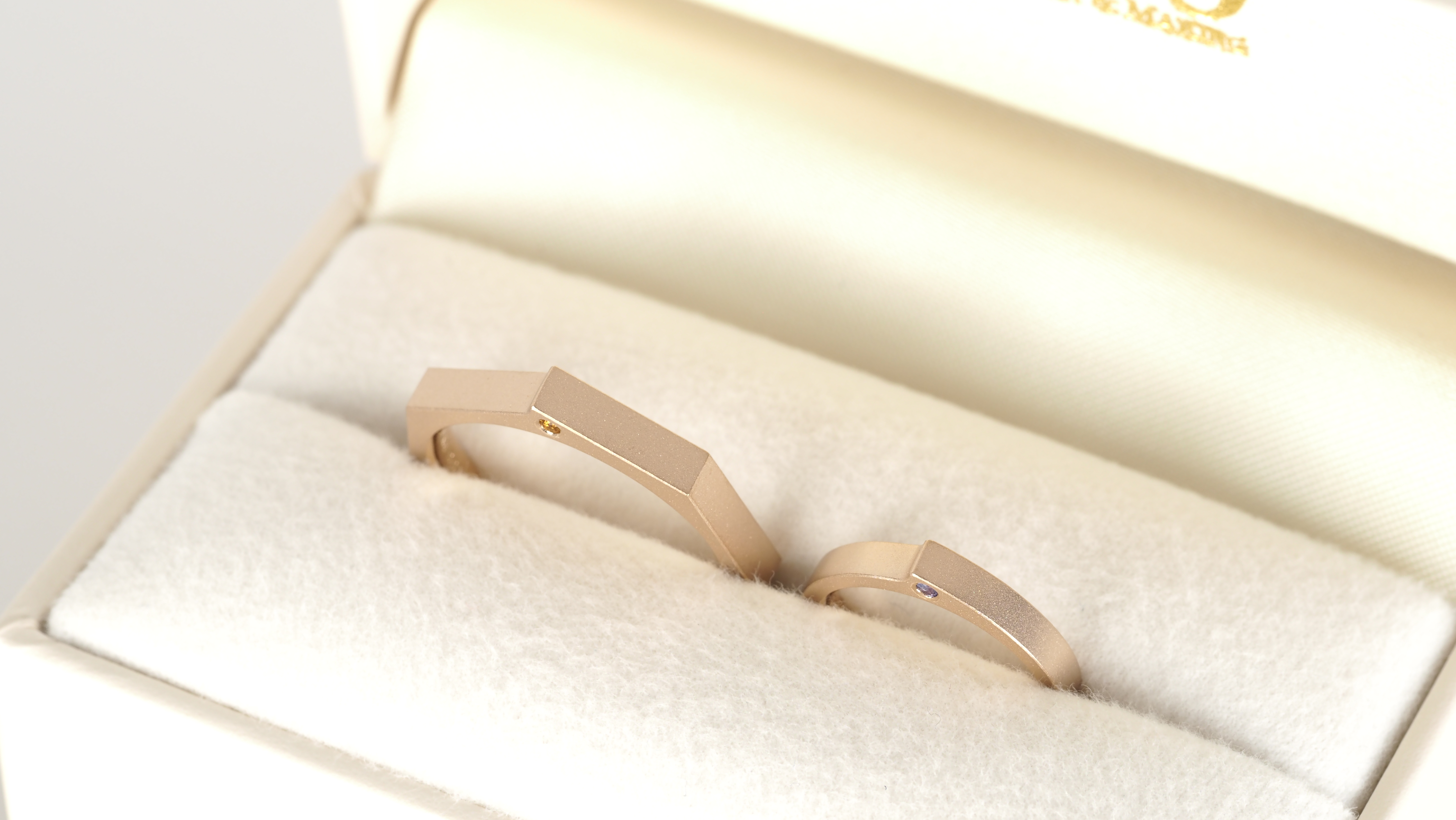 結婚指輪をオーダーメイドされました。