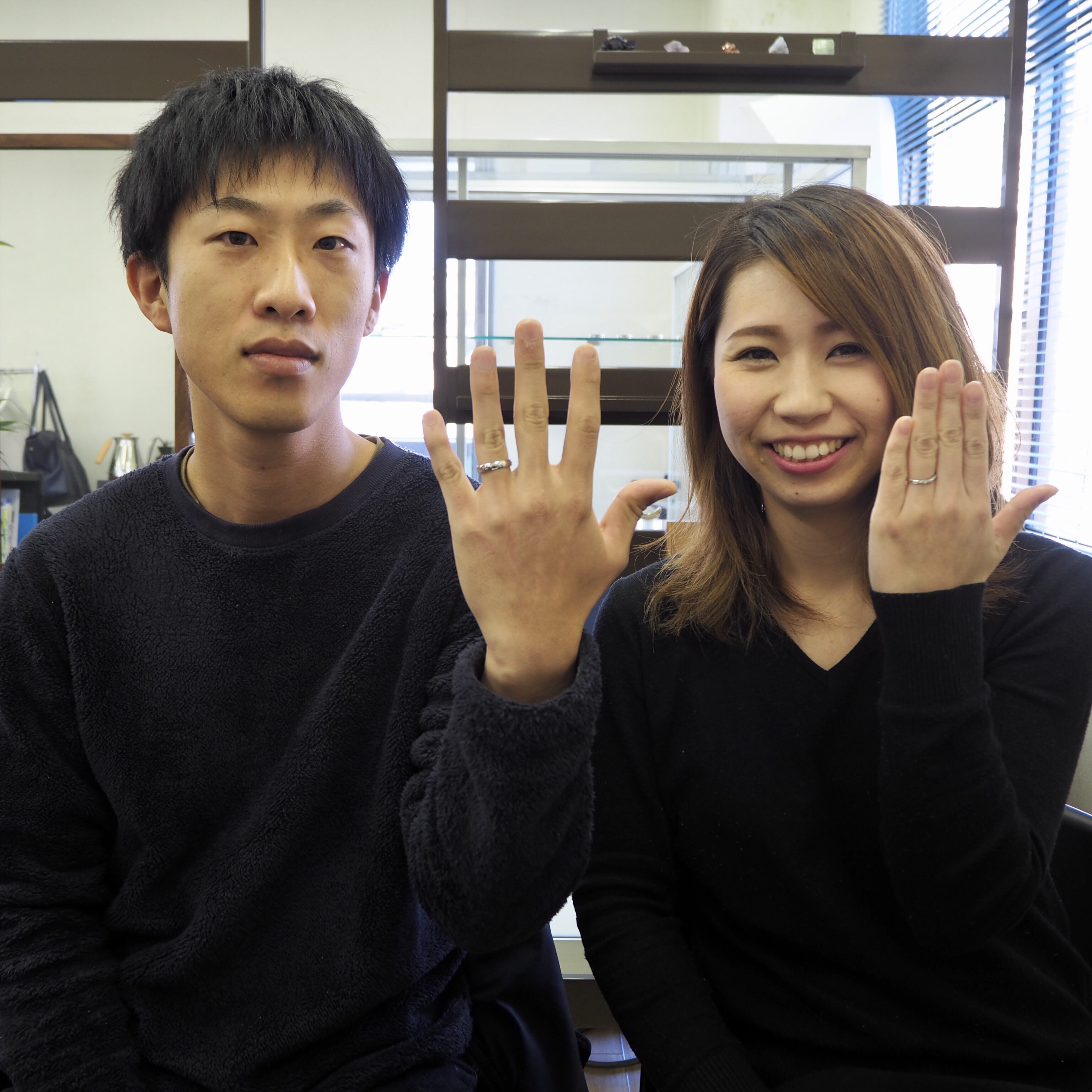 SAIJOで作られたオーダーメイドの結婚指輪｜SAIJO｜京都 宇治｜オーダーメイドジュエリー